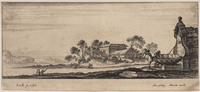 TvB G 5872
<br/>
Landschap met rivier en fontein
<br/>
<em>Perelle, Gabriel (1603-1677)</em>